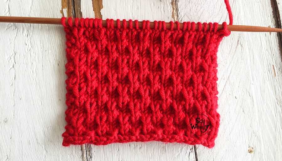 Slip stitch knit hat pattern