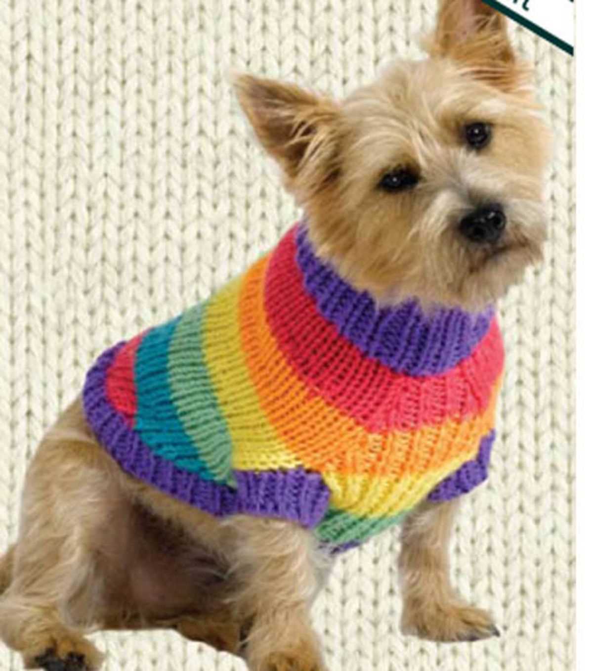 Small dog jumper knitting pattern free