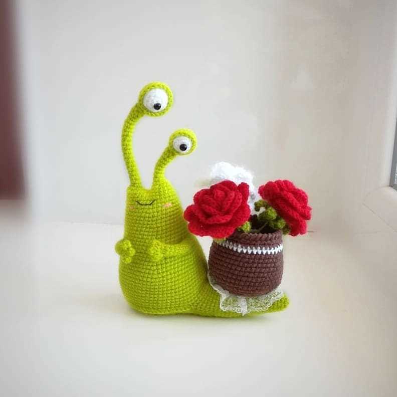 Snail knitting pattern