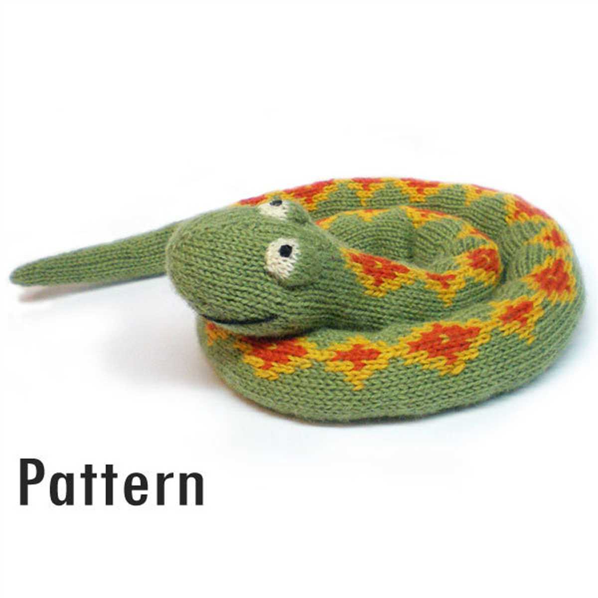 Snake knitting pattern