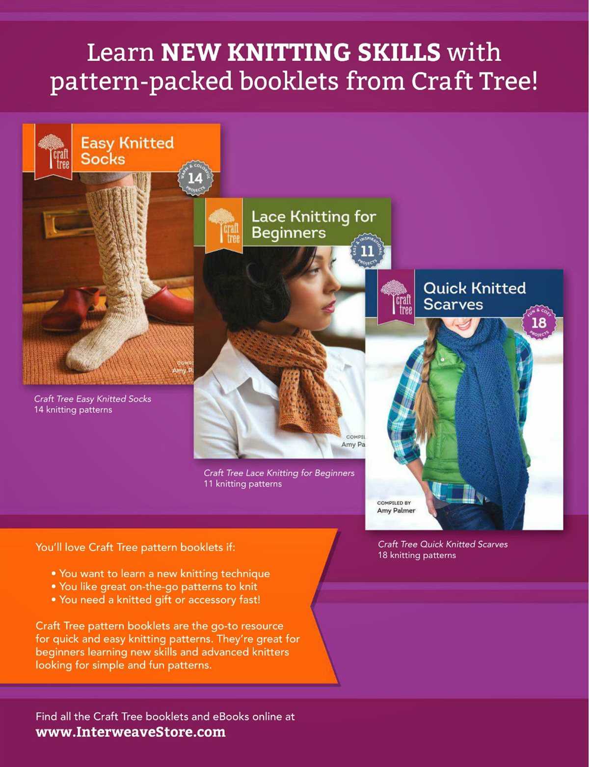 Knitting pattern books for beginners