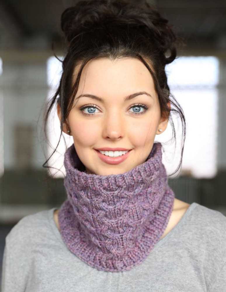 Snood pattern knitting
