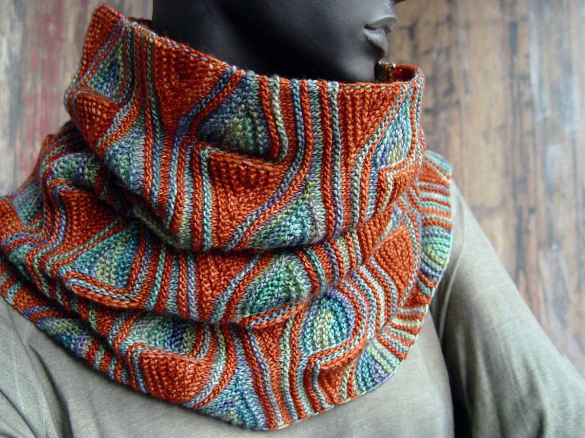 Snood pattern knitting