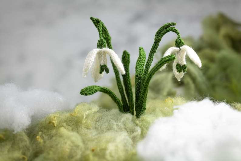 Snowdrop knitting pattern