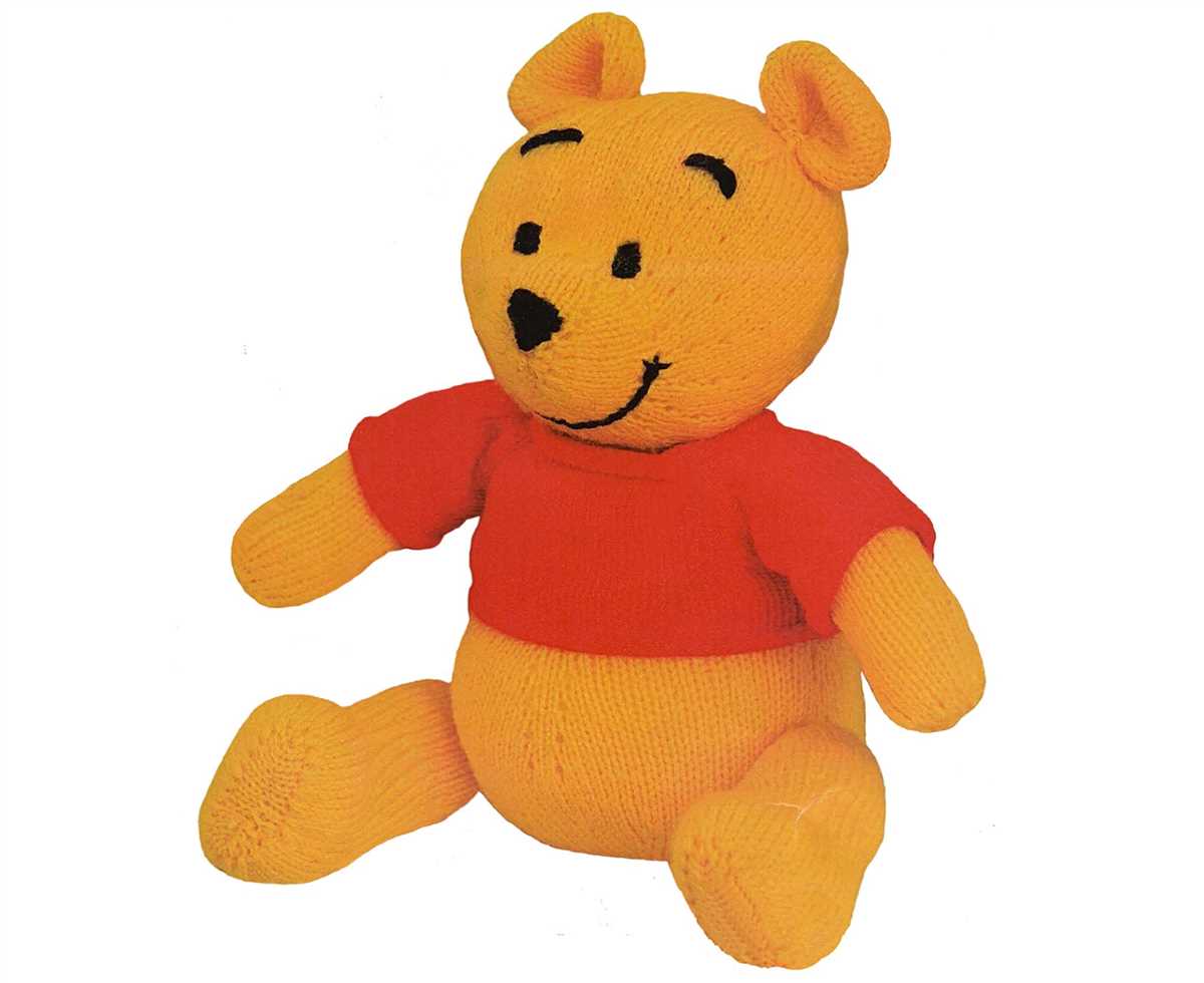 Pooh bear knitting pattern