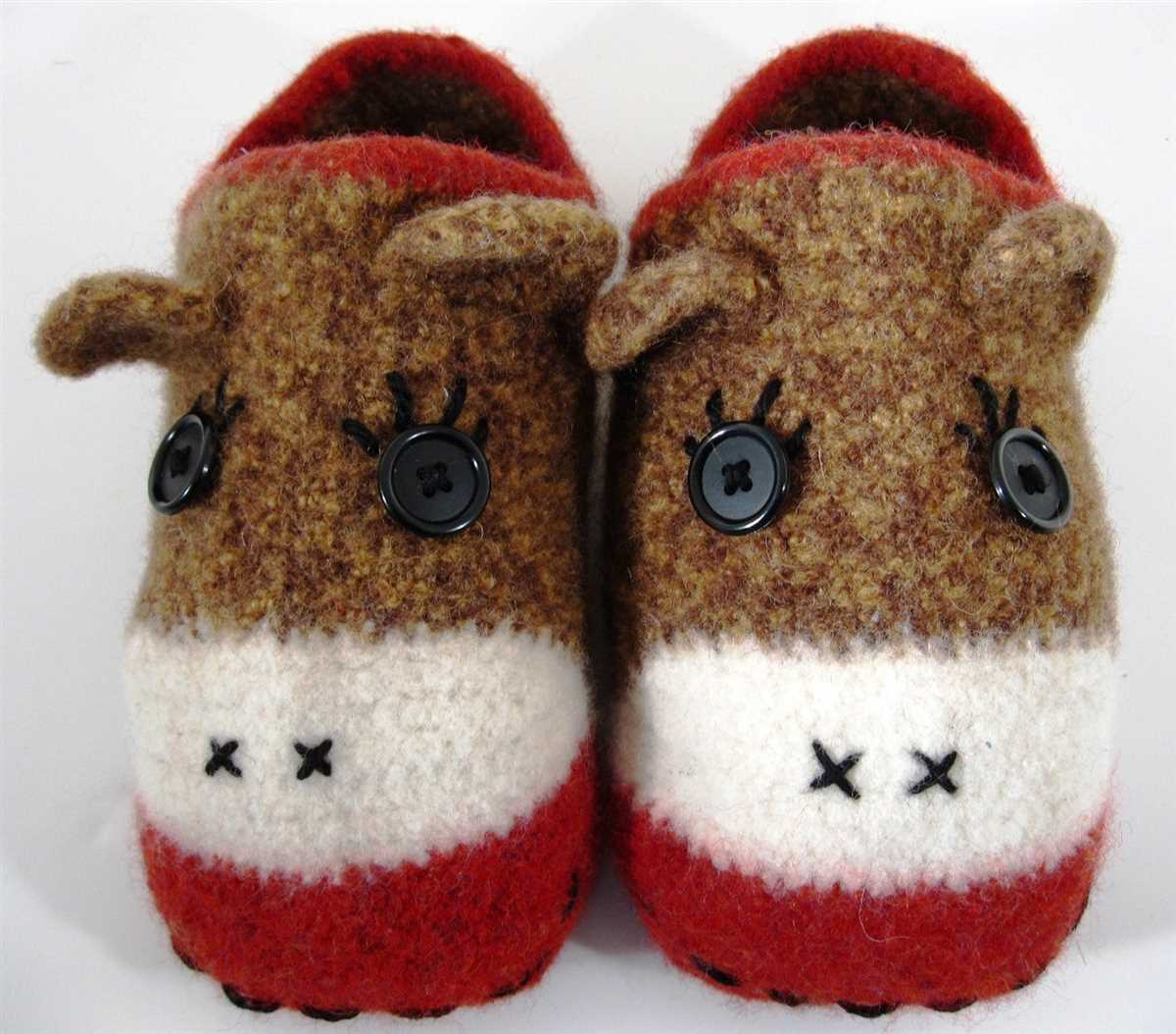Sock monkey slippers knitting pattern free