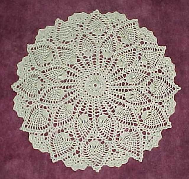Easy knitted doily patterns