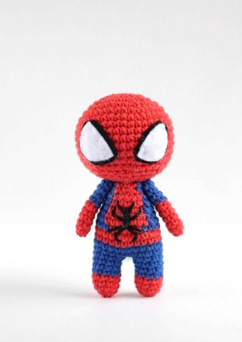 Spiderman knitting pattern