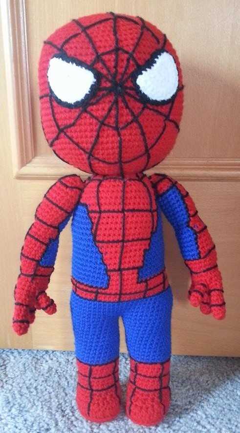 Spiderman knitting pattern