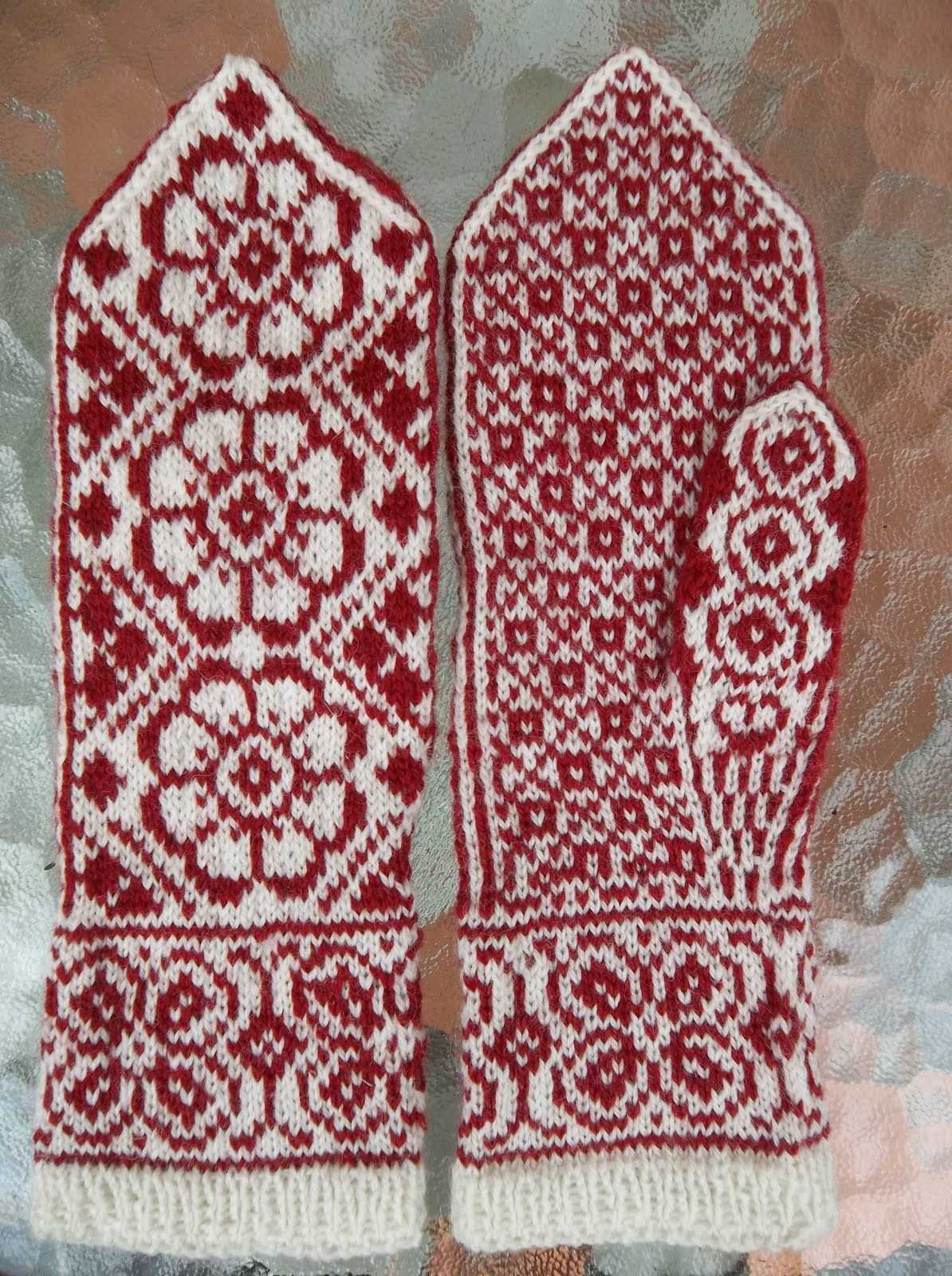 Bernie mittens knitting pattern