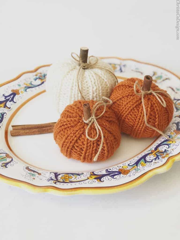 Free pumpkin knitting pattern
