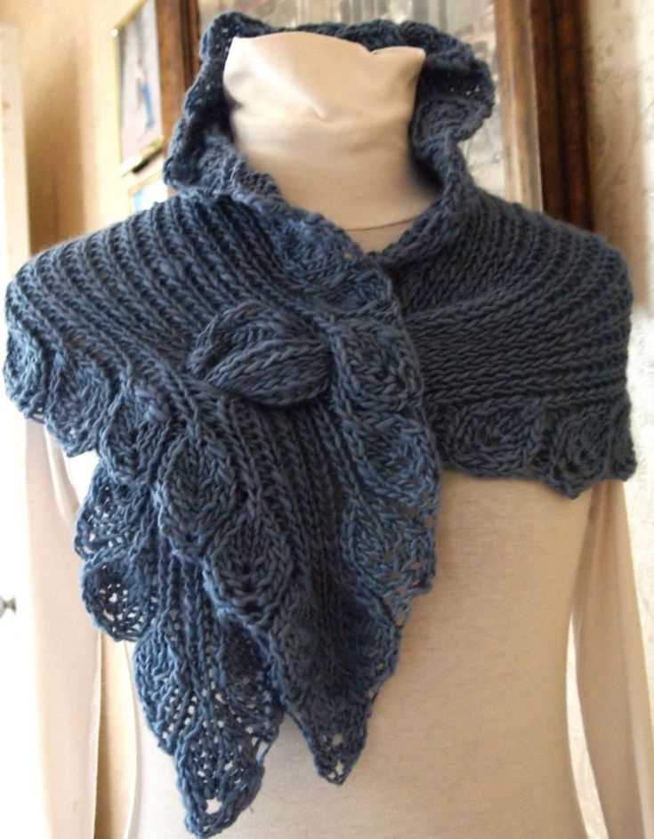 Spring scarf knitting pattern
