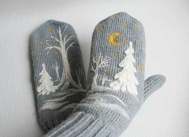 Step-by-step guide to knitting spruce mittens Spruce mittens knitting pattern
