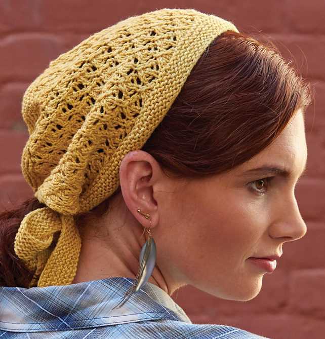 Bandana knitting pattern free