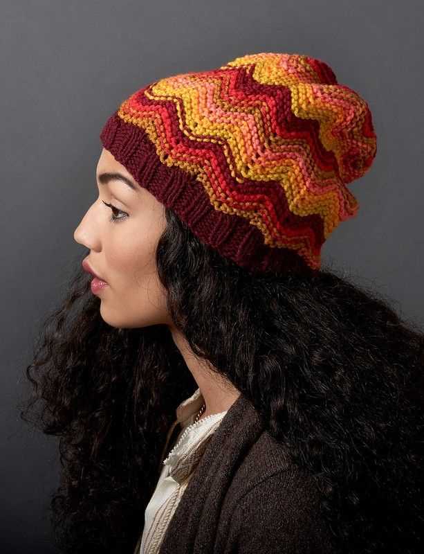 Bernat velvet knit hat pattern