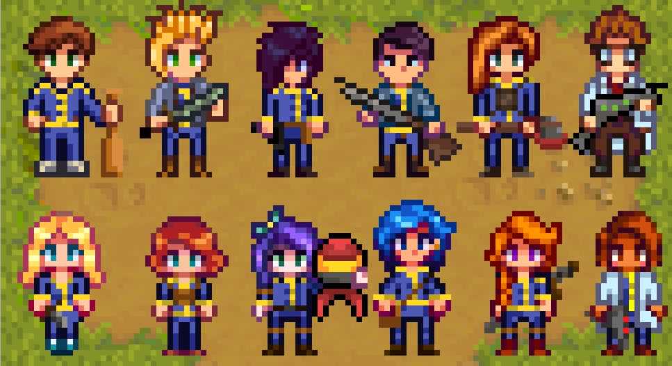 Stardew valley knitting pattern
