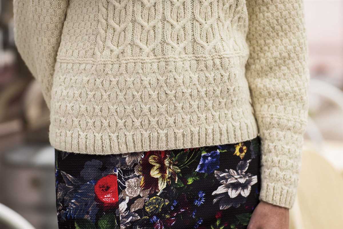 Straight needle knitting patterns sweater