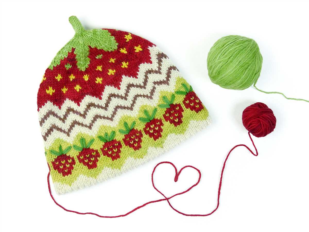 Deliciously Sweet - Unraveling the Strawberry Knit Pattern Strawberry knit pattern