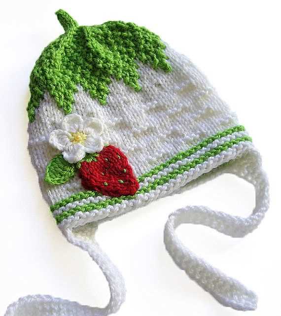 Strawberry knit pattern