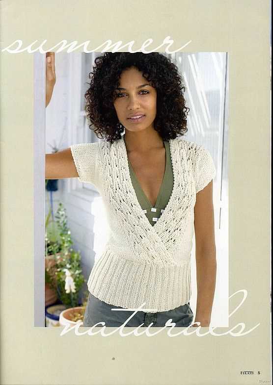 Summer vest knitting pattern