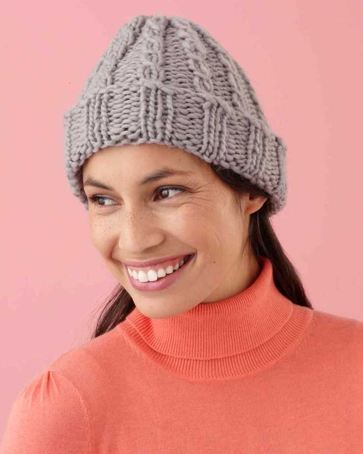 Super bulky yarn hat knitting pattern