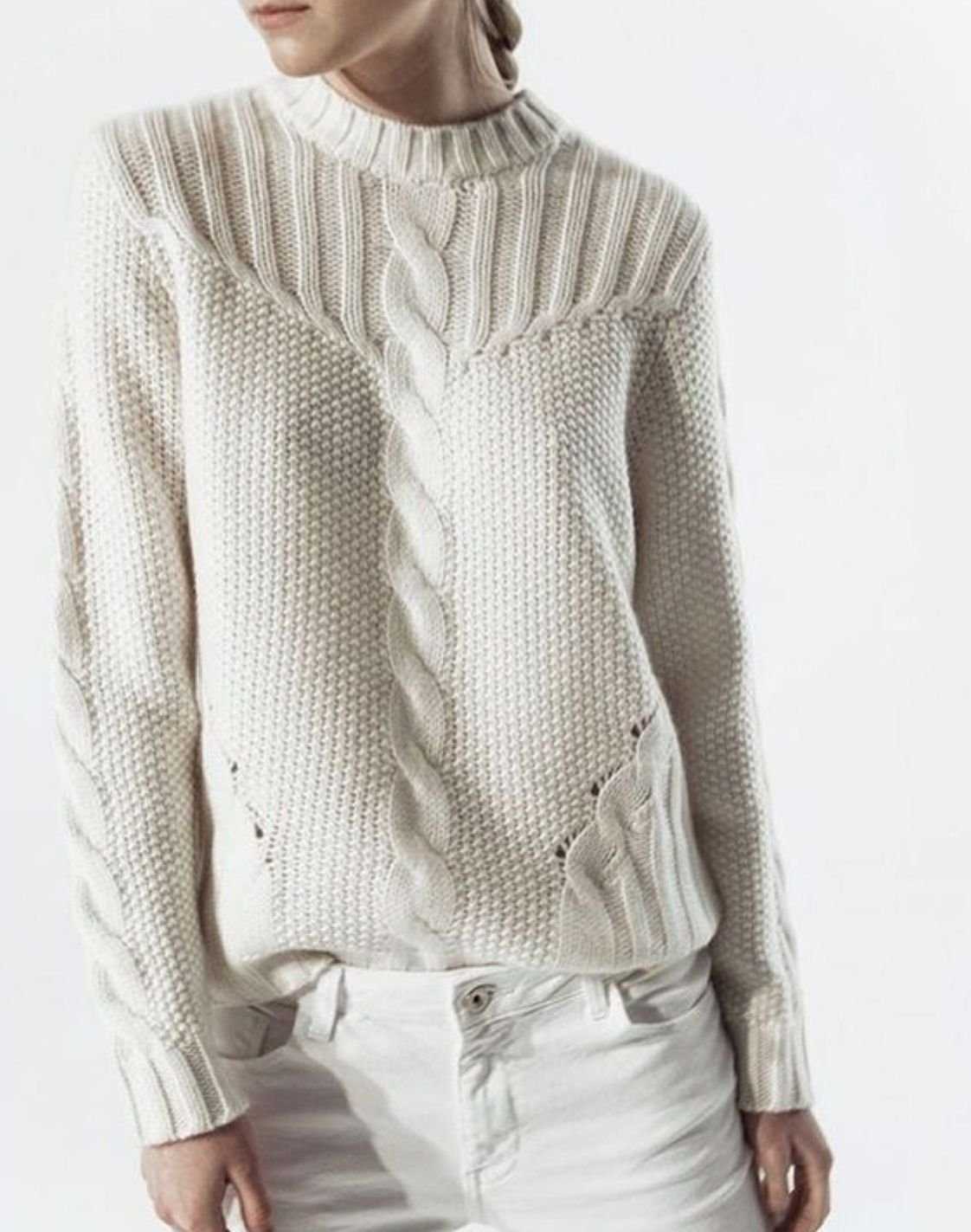 Sweater cable knit pattern