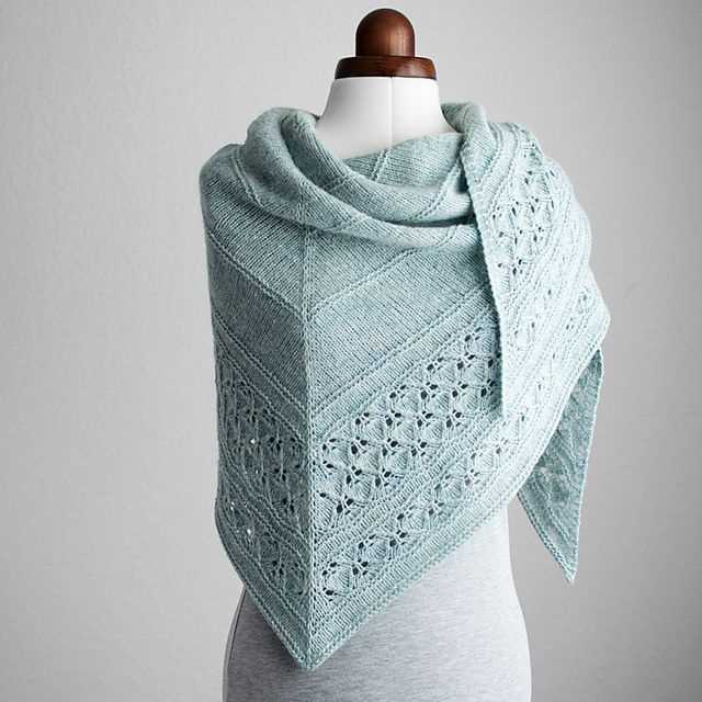 Sweater shawl knitting pattern