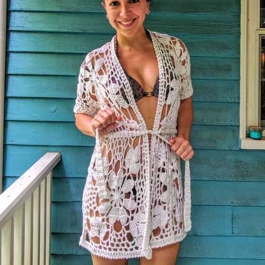 Swimsuit cover up knitting pattern