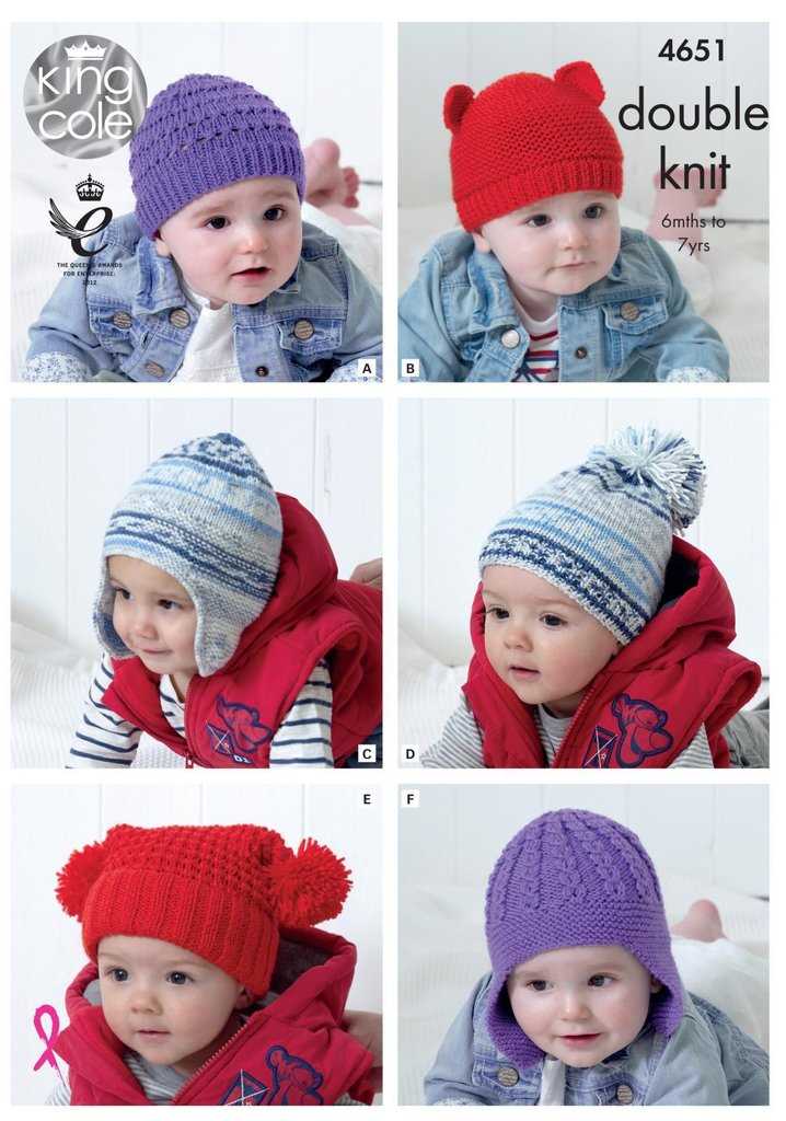 Easy knitting patterns for childrens hats