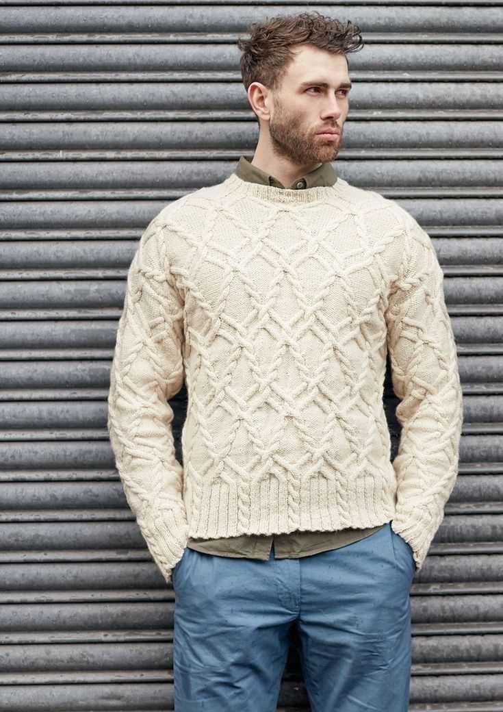 Men sweater knit patterns