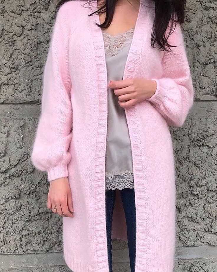 Loose cardigan knitting pattern