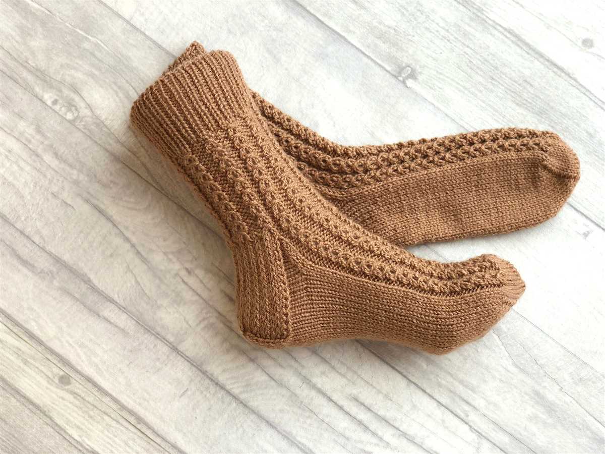 Bulky sock knitting pattern