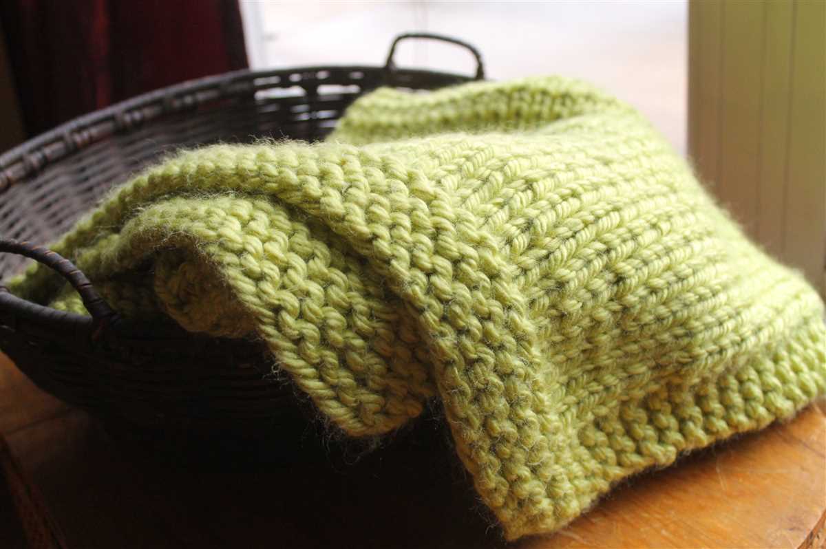 Chunky knit throw patterns free