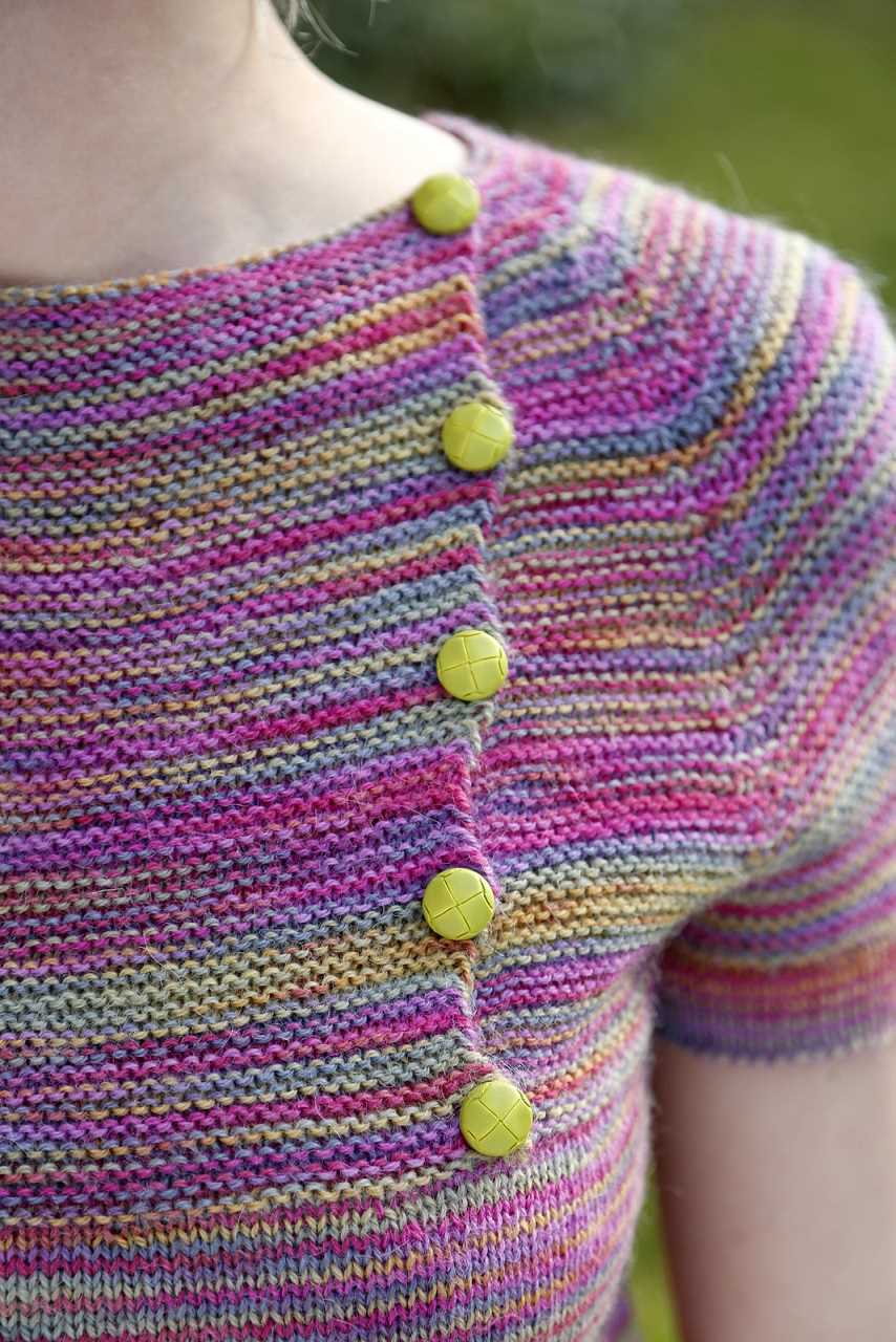 Bubble sleeve knitting pattern