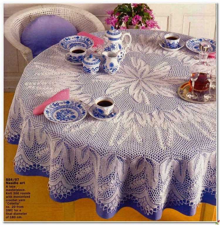Tablecloth knitting pattern