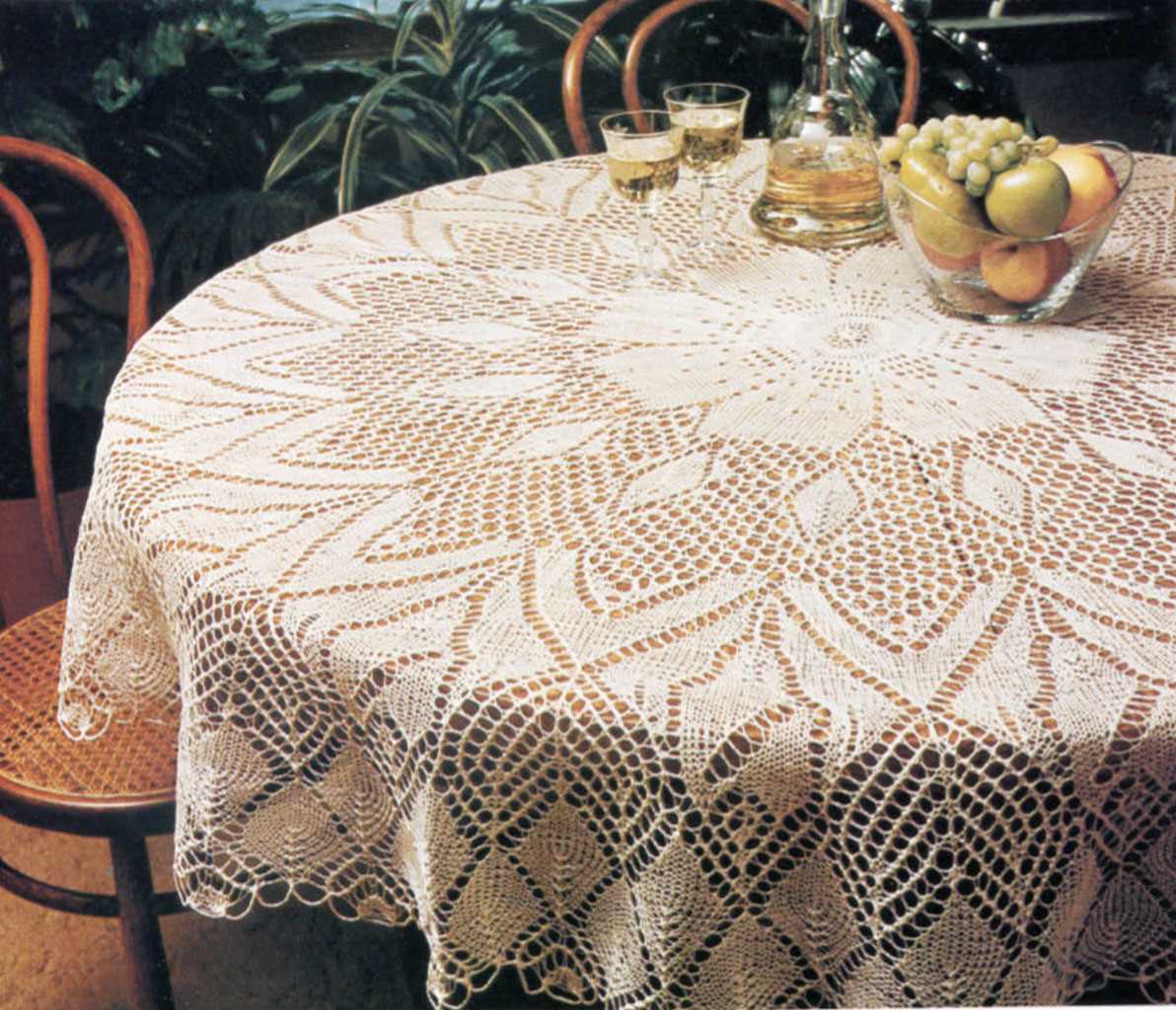 Tablecloth knitting pattern