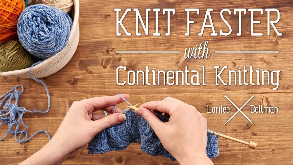Continental knitting patterns