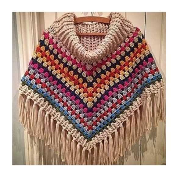 Free knitted poncho patterns for adults
