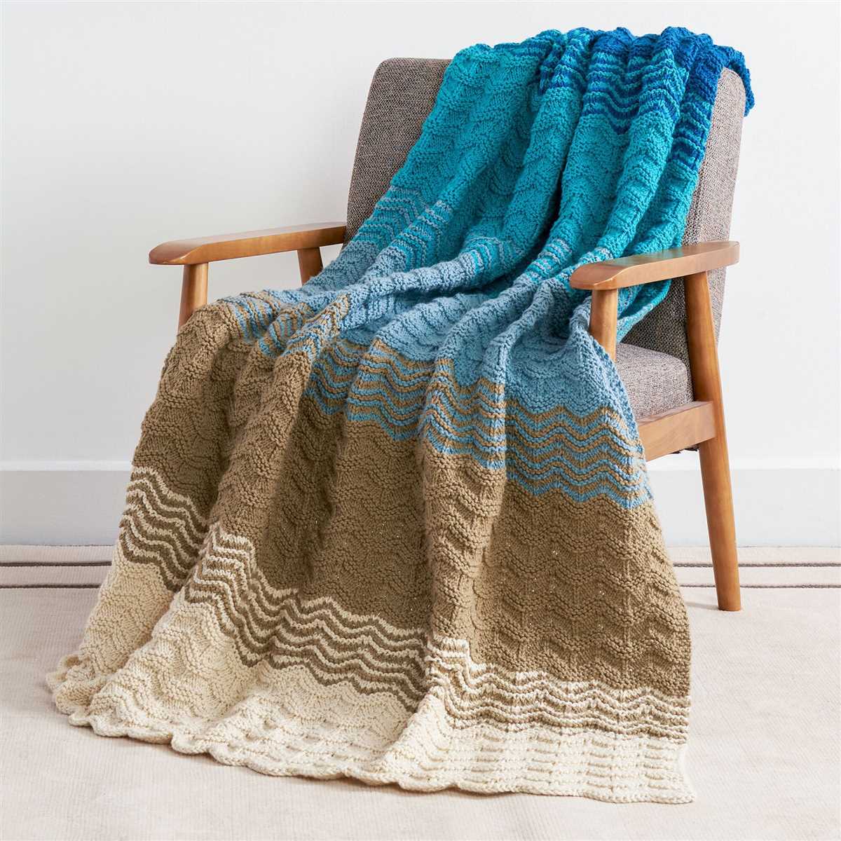 Easy knit blanket patterns free