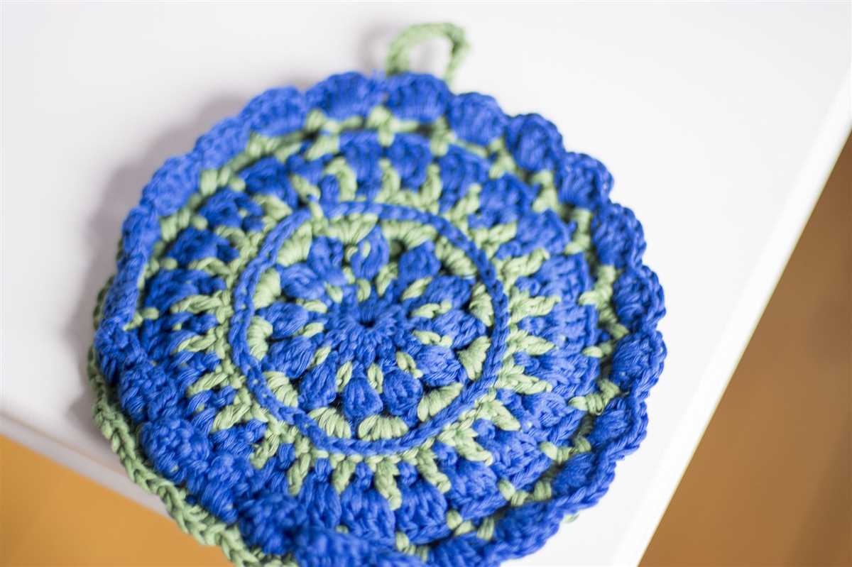 Potholder patterns knitting