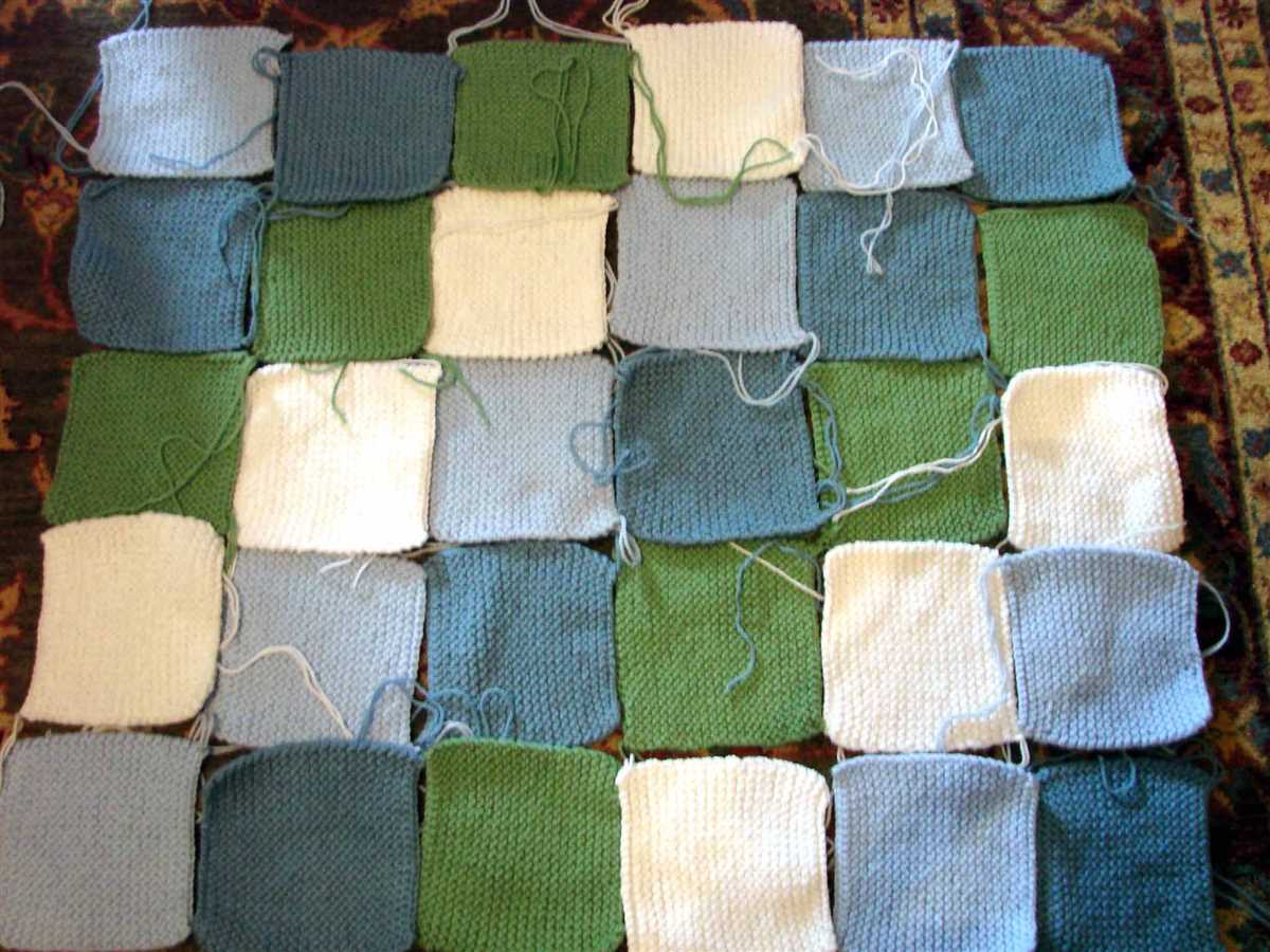 Beginner knitted blanket patterns patchwork