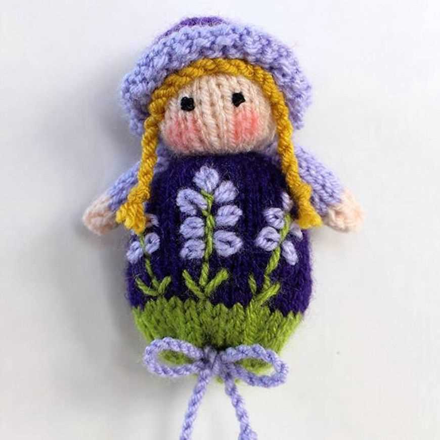 Knitted lavender bags free pattern