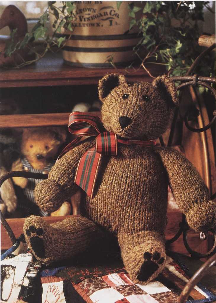 Teddy bear jumper knitting pattern