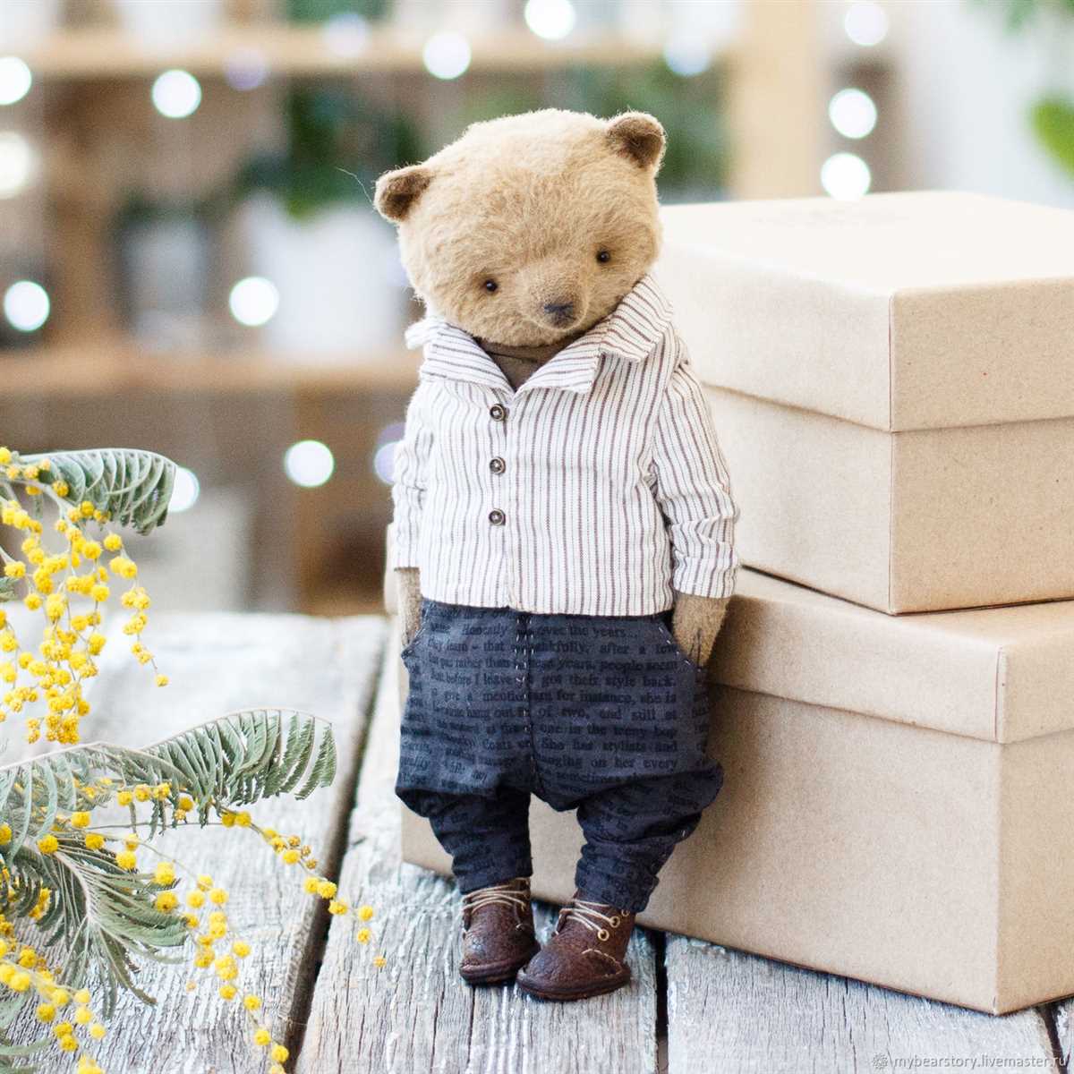 Teddy bear trousers knitting pattern