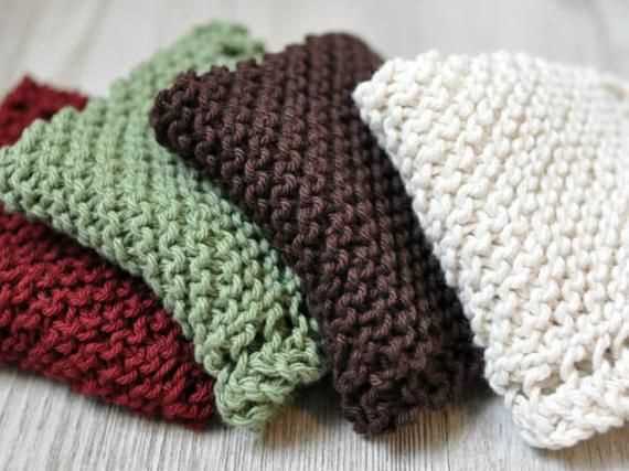 Knit dish rags free patterns