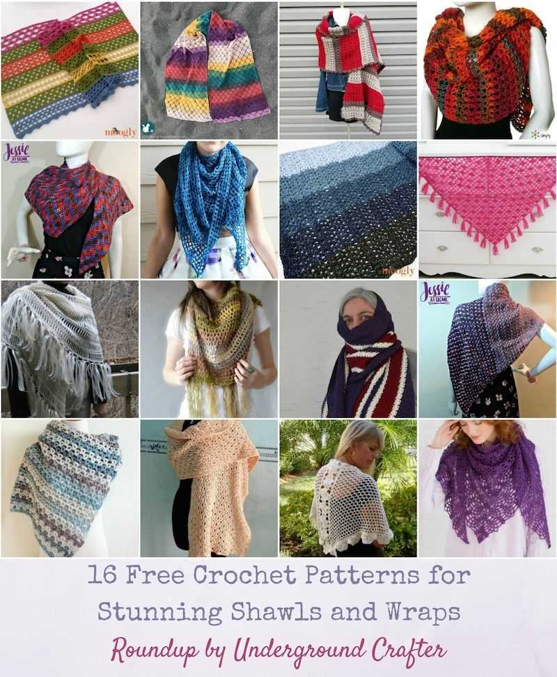 Free knitting patterns for shawls and shrugs