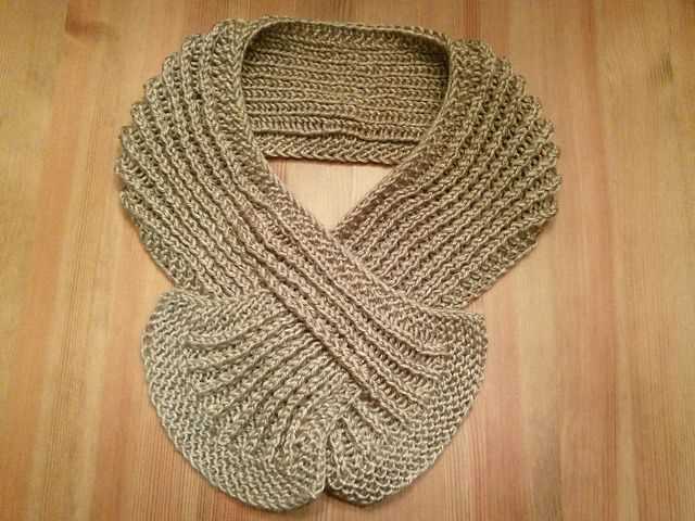 Ribbed scarf knitting pattern free