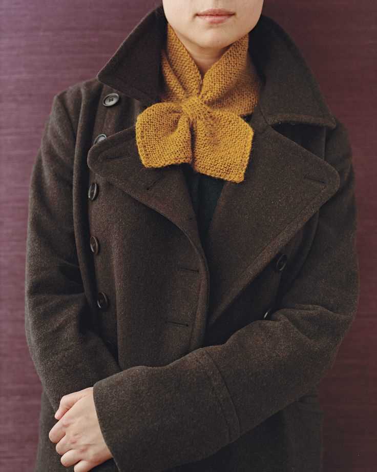 Neck scarf knitting pattern