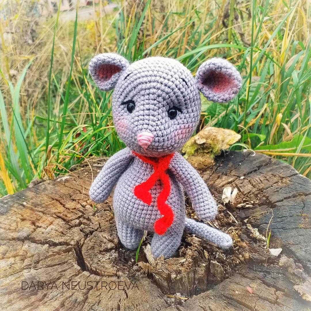 Knitting pattern mouse cat toy