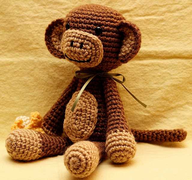 Knit monkey pattern easy
